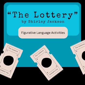figurative language in the lottery